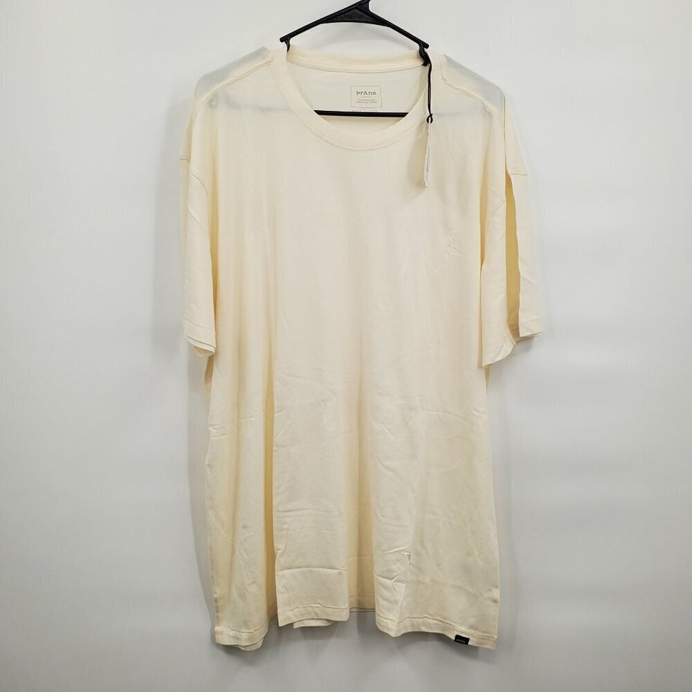 Prana Everday Short Sleeve Tee Men Size XXL NWT 100% Regenerative Cotton